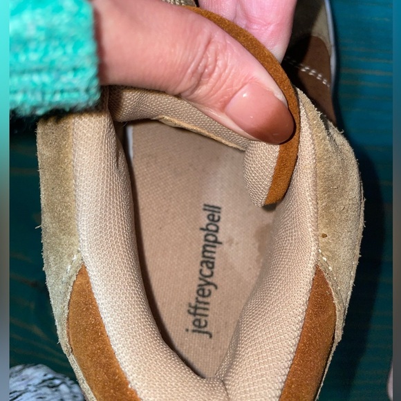 Jeffrey Campbell Limit Platform Brown Suede Sneaker (6.5) - Picture 6 of 7